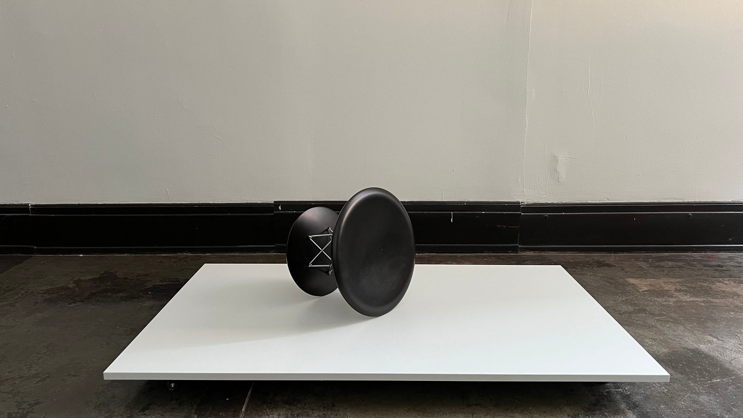 Low Rocking Stool by Isamu Noguchi reissued by Vitra