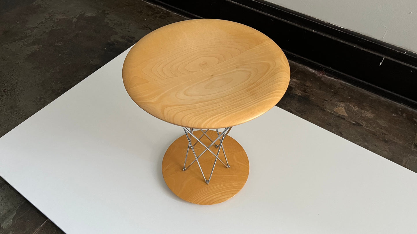Tall Rocking Stool by Isamu Noguchi reissued by Vitra
