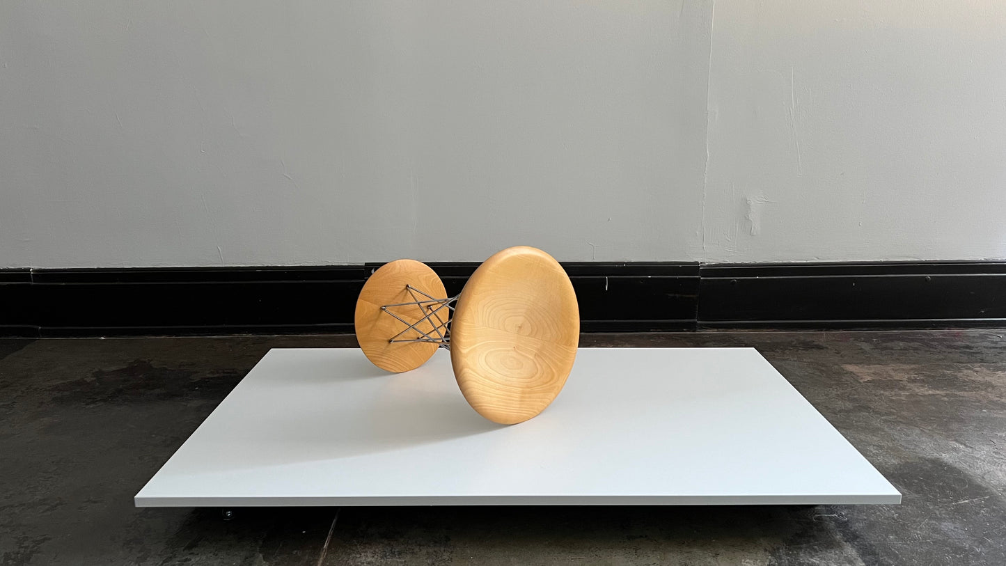 Tall Rocking Stool by Isamu Noguchi reissued by Vitra